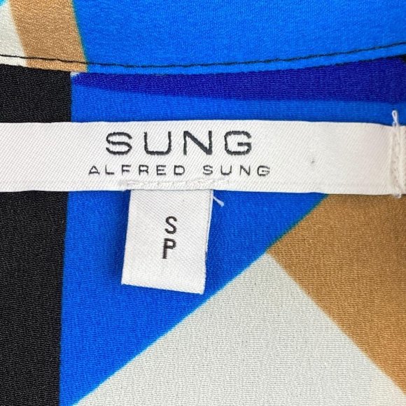 ALFRED SUNG Geometric Shirt - Picture 2 of 6